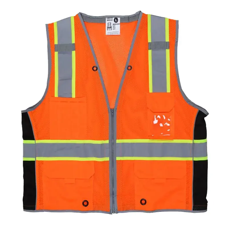 Why do workers on construction sites have to wear reflective safety vests?