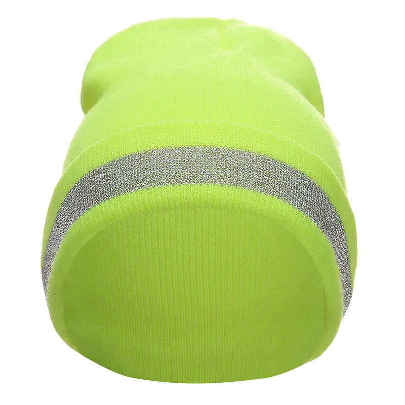 Hi Vis Green Knit Hat 